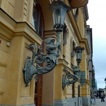 Street-lamp on Kungsträdgården